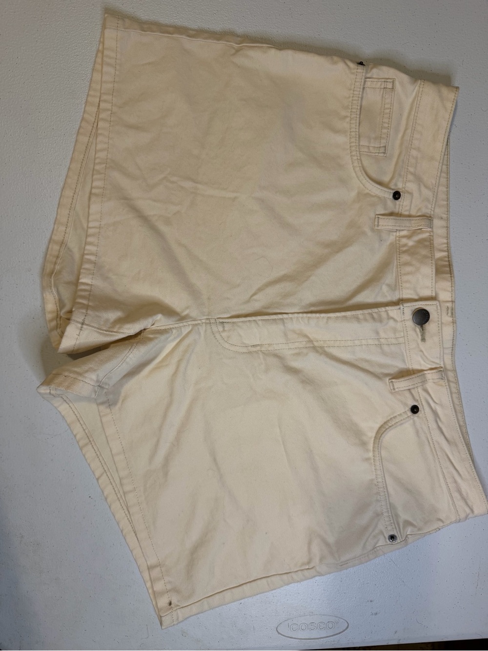Patagonia Classic Shorts Women's 16 Canvas Natural Cream Organic Cotton